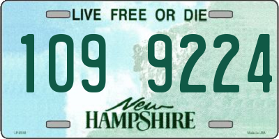 NH license plate 1099224