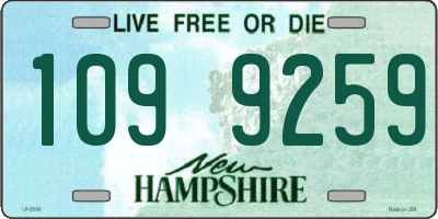 NH license plate 1099259