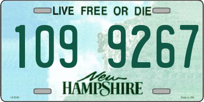 NH license plate 1099267