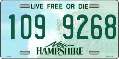 NH license plate 1099268