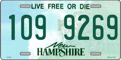 NH license plate 1099269