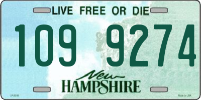 NH license plate 1099274