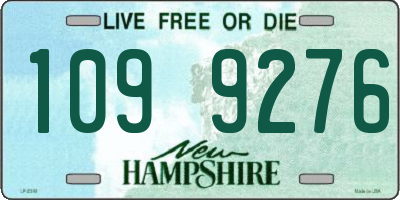 NH license plate 1099276