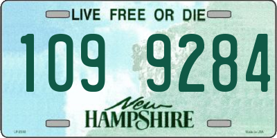 NH license plate 1099284