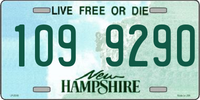 NH license plate 1099290