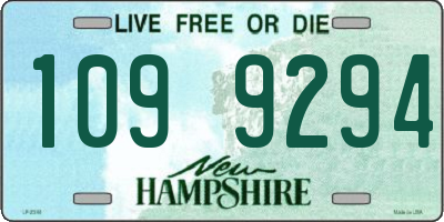 NH license plate 1099294