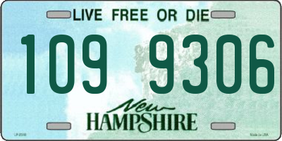 NH license plate 1099306