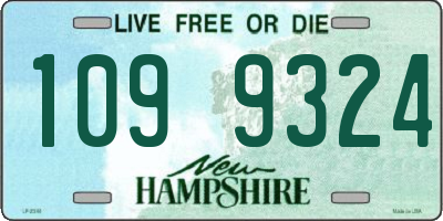 NH license plate 1099324