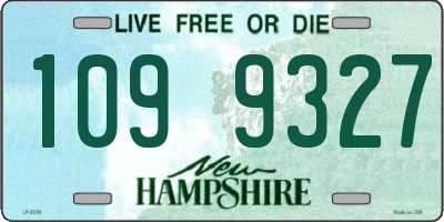 NH license plate 1099327