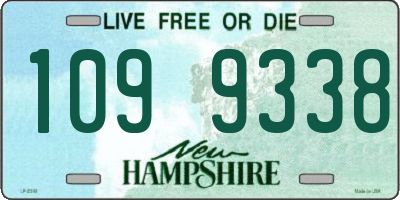 NH license plate 1099338