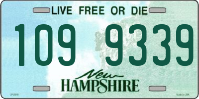 NH license plate 1099339