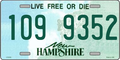 NH license plate 1099352