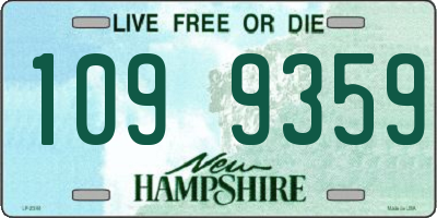 NH license plate 1099359