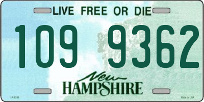 NH license plate 1099362