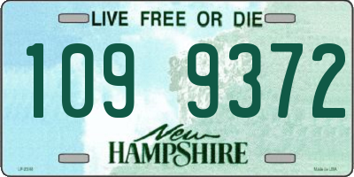 NH license plate 1099372