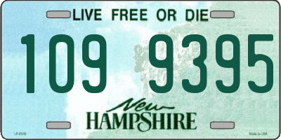 NH license plate 1099395