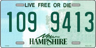 NH license plate 1099413