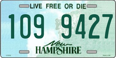 NH license plate 1099427