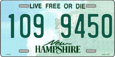 NH license plate 1099450