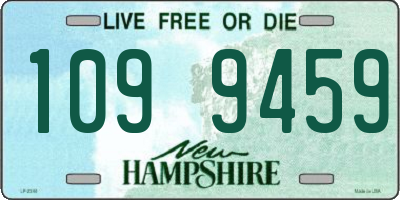 NH license plate 1099459