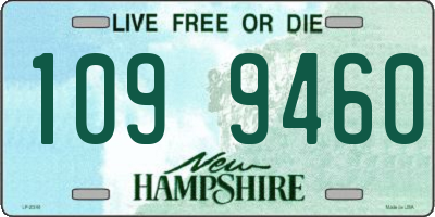NH license plate 1099460