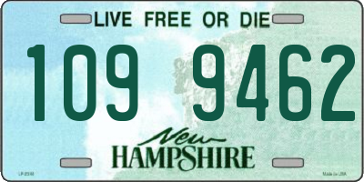 NH license plate 1099462