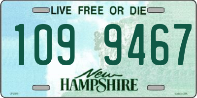 NH license plate 1099467