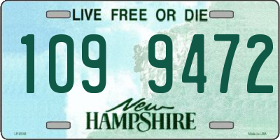 NH license plate 1099472