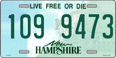 NH license plate 1099473