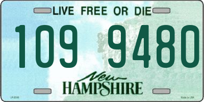 NH license plate 1099480