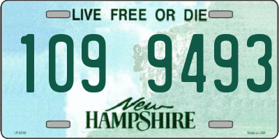 NH license plate 1099493
