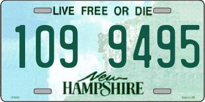 NH license plate 1099495