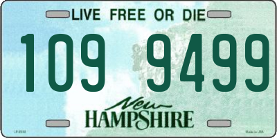 NH license plate 1099499