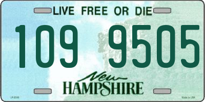 NH license plate 1099505