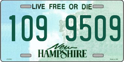 NH license plate 1099509
