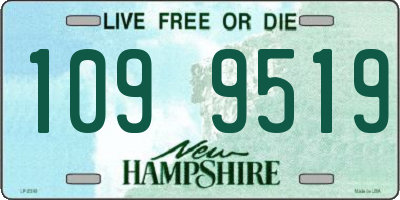 NH license plate 1099519