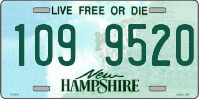 NH license plate 1099520