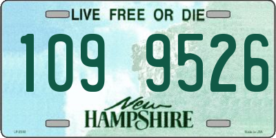 NH license plate 1099526