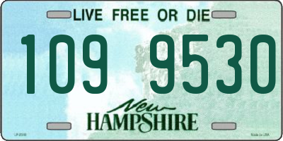 NH license plate 1099530