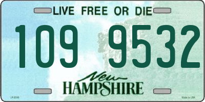 NH license plate 1099532