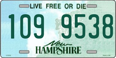 NH license plate 1099538
