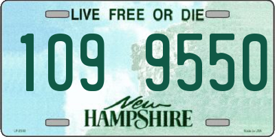 NH license plate 1099550