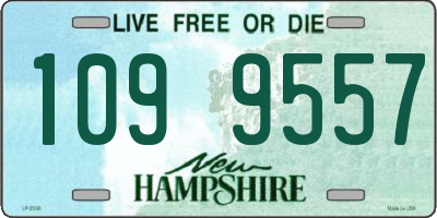 NH license plate 1099557