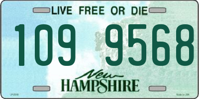 NH license plate 1099568