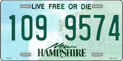 NH license plate 1099574