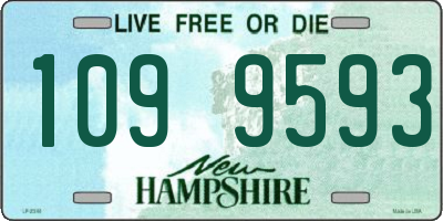 NH license plate 1099593