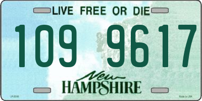 NH license plate 1099617