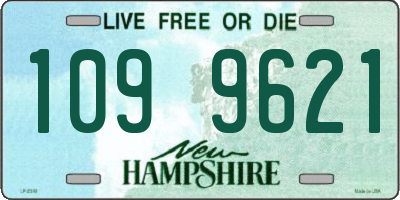 NH license plate 1099621