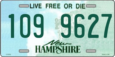 NH license plate 1099627