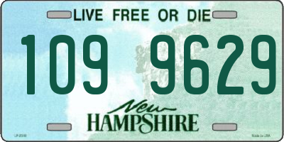 NH license plate 1099629